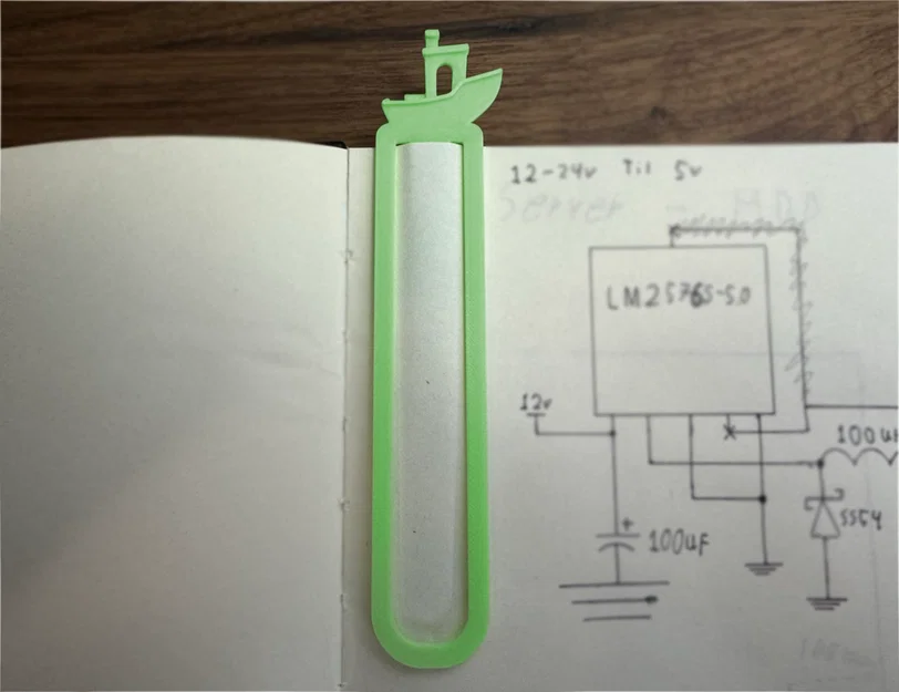 Kẹp sách Benchy Bookmark - Phụ kiện 3D đáng yêu cho người yêu sách - Image 1