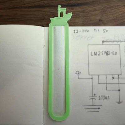 Kẹp sách Benchy Bookmark - Phụ kiện 3D đáng yêu cho người yêu sách