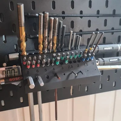 Giá đỡ dụng cụ đa năng MT1-z³D cho bảng Skadis và HSW