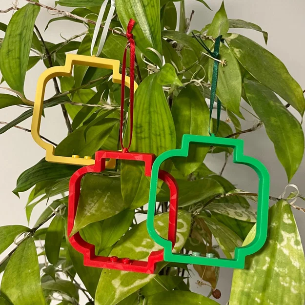 Đồ trang trí cây thông Noel hình đầu Minifigure - Image 2