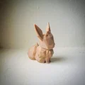 Mô hình Pokemon Eevee Low Poly - Tượng trang trí 3D siêu dễ thương - Thumbnail 2