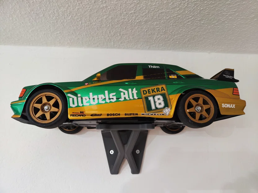 Giá treo tường 3D cho xe mô hình RC tỉ lệ 1:10 (Tamiya, Traxxas, Axial) - Image 1