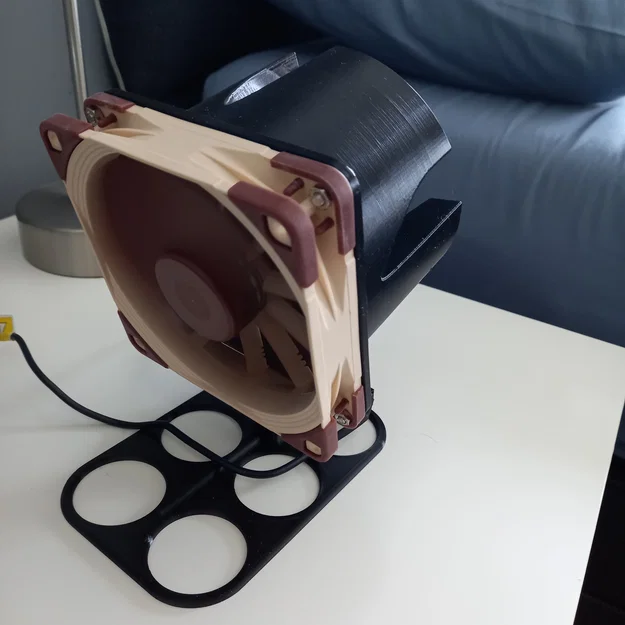 Đế đặt bàn cho quạt Noctua và bộ khuếch đại lưu lượng gió - Image 1