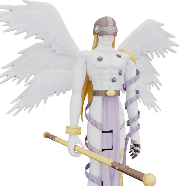 Mô hình 3D Angemon Digimon ấn tượng - Tải file STL in 3D chất lượng - Image 1