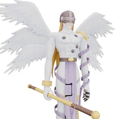 Mô hình 3D Angemon Digimon ấn tượng - Tải file STL in 3D chất lượng