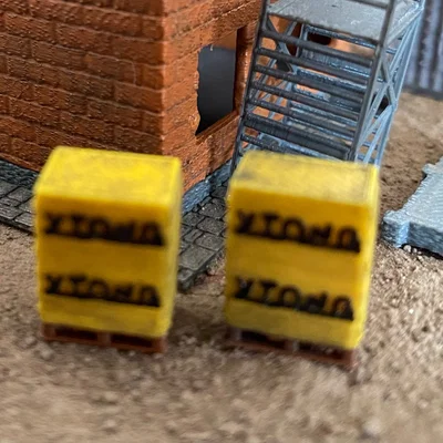 Mô hình kiện gạch xây dựng Ytong tỉ lệ HO và TT cho sa bàn