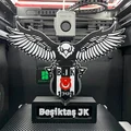 Mô hình trang trí 3D logo đại bàng Beşiktaş JK cực chất - Thumbnail 1