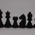 Bộ cờ vua 3D thiết kế tiêu chuẩn có khe thêm trọng lượng - Thumbnail 5