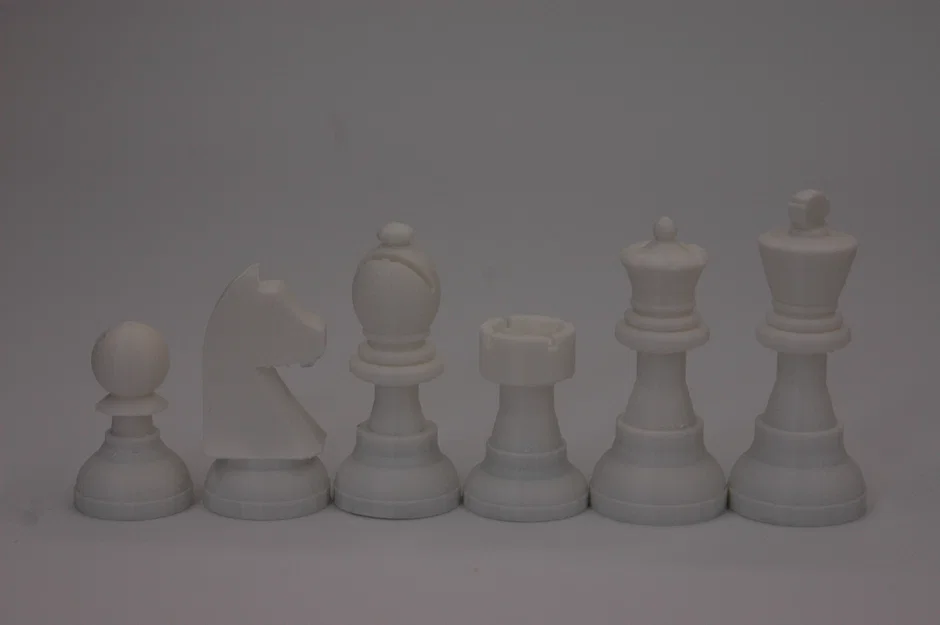 Bộ cờ vua 3D thiết kế tiêu chuẩn có khe thêm trọng lượng - Image 6