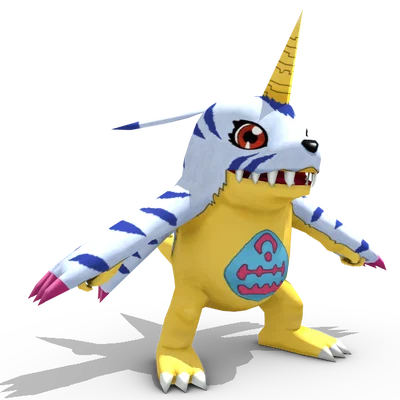 Mô hình 3D Gabumon từ Digimon - Tải file STL in 3D chất lượng