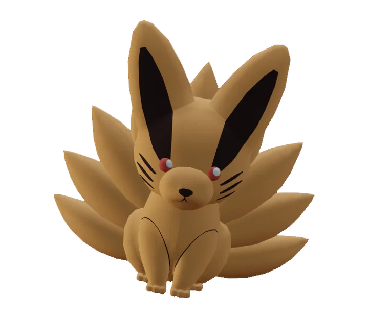 Mô hình 3D Kurama Cửu Vĩ phong cách Plush đáng yêu từ Naruto - Image 1