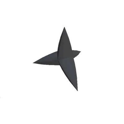 Mô hình chông sắt Makibishi (Caltrop) từ Naruto in 3D cực chất