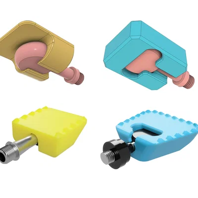 Bệ đạp gắn tạm cho Wahoo Speedplay Pedals Platform (2)