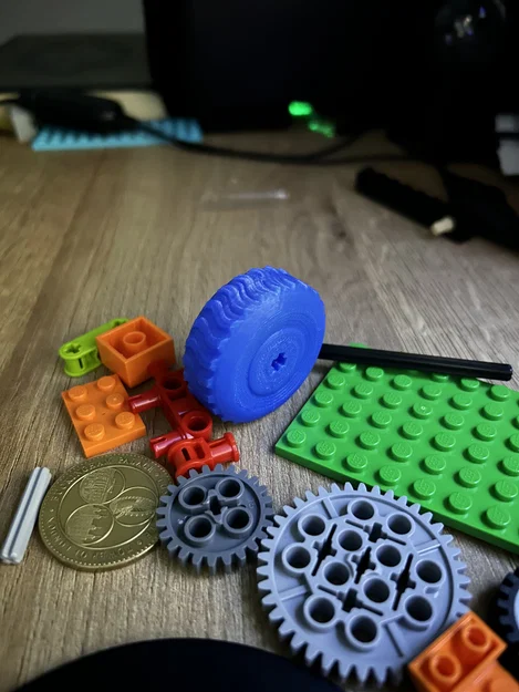 Bánh xe Lego in 3D tùy biến - Phụ kiện cho mô hình robot - Image 2