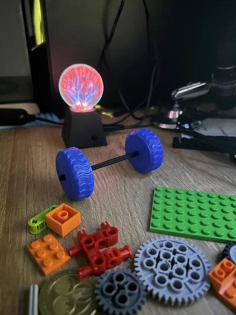 Bánh xe Lego in 3D tùy biến - Phụ kiện cho mô hình robot - Image 4