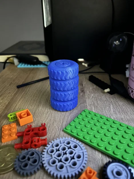 Bánh xe Lego in 3D tùy biến - Phụ kiện cho mô hình robot - Image 5