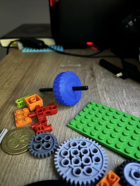 Bánh xe Lego in 3D tùy biến - Phụ kiện cho mô hình robot - Image 6
