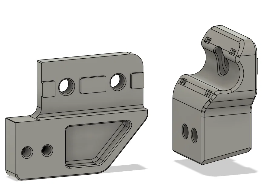 Voron 2.4 Horizontal Z Axis Cable Chain Mod (igus 2 lỗ) - Bản remix - Image 1
