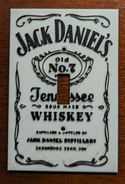 Bảng hiệu Jack Daniels Tennessee Whisky & nắp công tắc đèn – beer/liquor sign - Image 3