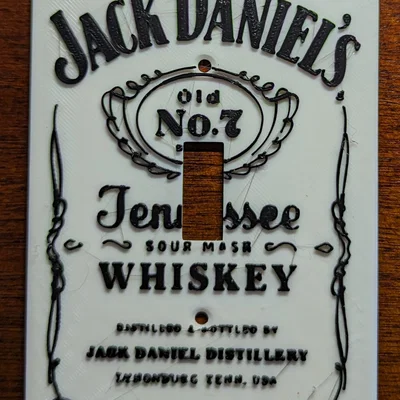 Bảng hiệu Jack Daniels Tennessee Whisky & nắp công tắc đèn – beer/liquor sign