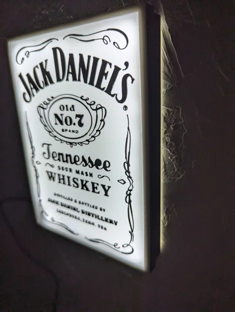 Bảng hiệu Jack Daniels Tennessee Whisky & nắp công tắc đèn – beer/liquor sign - Image 4