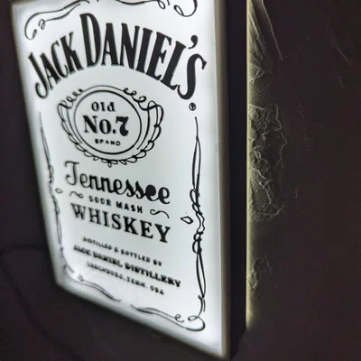 Bảng hiệu Jack Daniels Tennessee Whisky & nắp công tắc đèn – beer/liquor sign