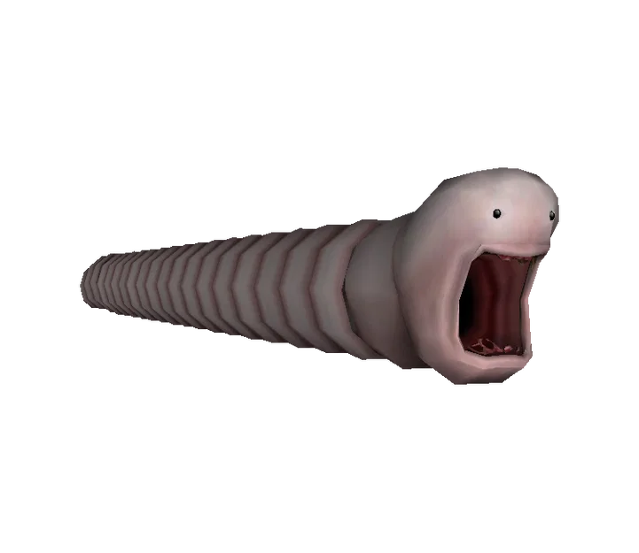 Mô hình 3D Alaskan Bull Worm độc đáo từ Spongebob Squarepants - Image 1
