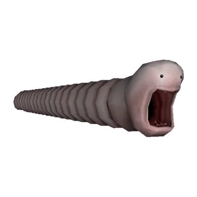 Mô hình 3D Alaskan Bull Worm độc đáo từ Spongebob Squarepants