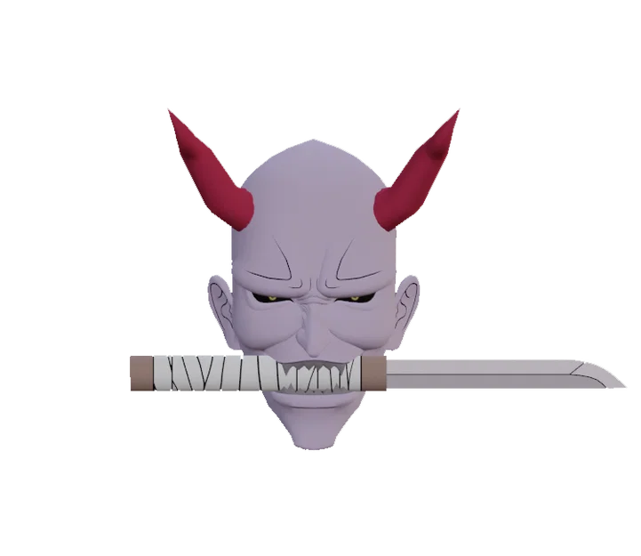 Mô hình mặt nạ Tử thần ngậm dao ấn tượng từ Naruto (In 3D STL) - Image 1