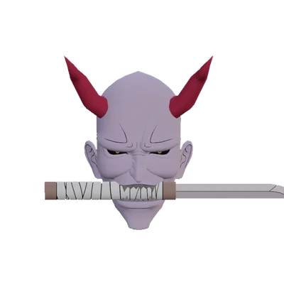 Mô hình mặt nạ Tử thần ngậm dao ấn tượng từ Naruto (In 3D STL)
