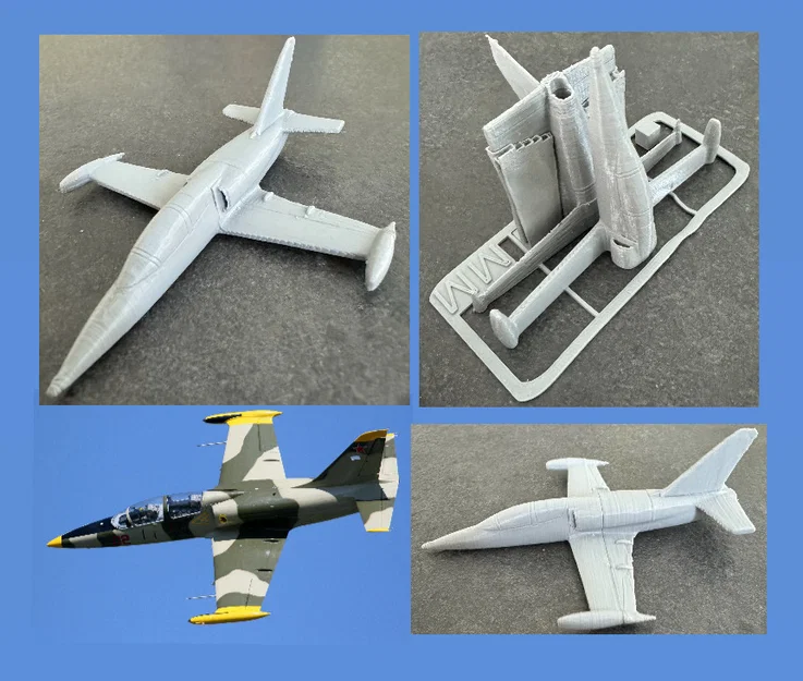 Mô hình lắp ráp máy bay 3D L-39 Albatros Kit Card - Image 1