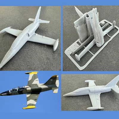 Mô hình lắp ráp máy bay 3D L-39 Albatros Kit Card