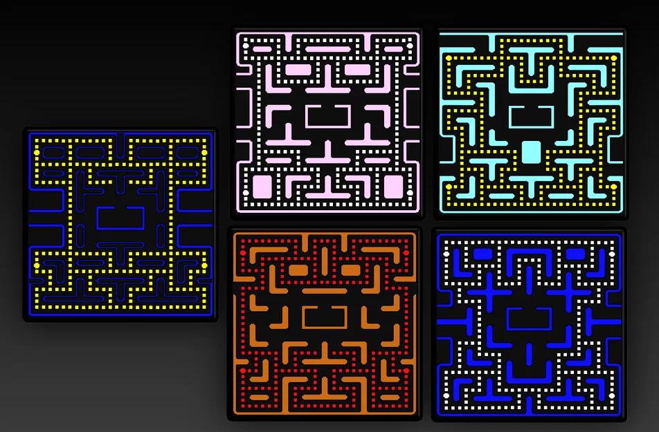 Bộ lót ly Pac-Man & Ms.Pac-Man (không cần AMS hay MMU) - Image 2