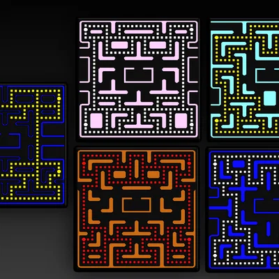 Bộ lót ly Pac-Man & Ms.Pac-Man (không cần AMS hay MMU)