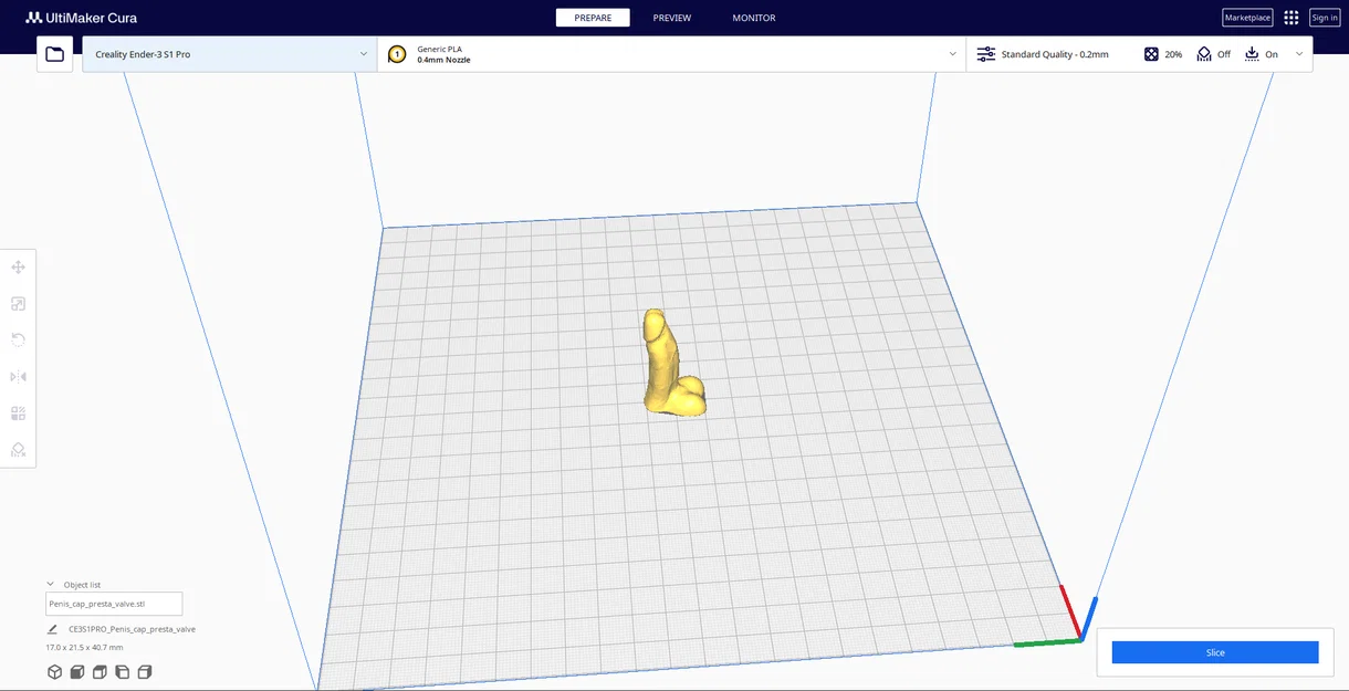 Nắp van Presta hình “cậu nhỏ” (Presta valve penis cap) - Image 2