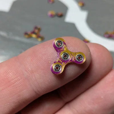Fidget Spinner siêu nhỏ dùng vòng bi 681 - Đồ chơi in 3D độc đáo