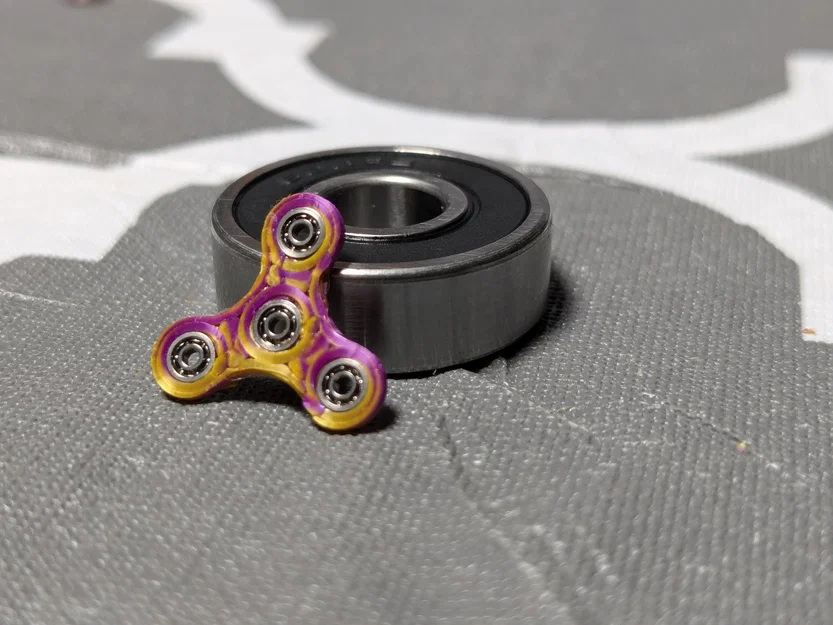 Fidget Spinner siêu nhỏ dùng vòng bi 681 - Đồ chơi in 3D độc đáo - Image 4
