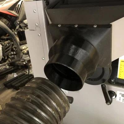 Adapter ống hút bụi 120 sang 100mm (Felder Hammer A3)