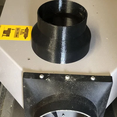 Adapter ống hút bụi 120 sang 100mm (Felder Hammer A3)