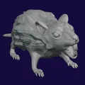 Bộ 5 mô hình Chuột Khổng Lồ (Giant Rat) 28mm cho game DnD - Thumbnail 1