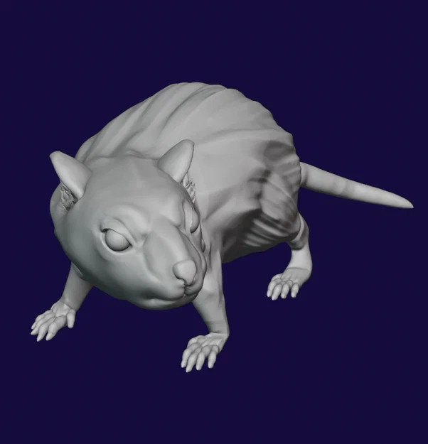 Bộ 5 mô hình Chuột Khổng Lồ (Giant Rat) 28mm cho game DnD - Image 5