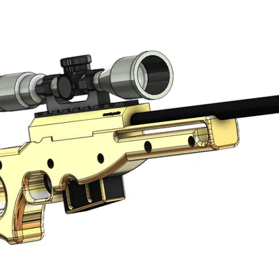 Mô hình súng bắn tỉa AWP (Counter-Strike 2) cực chất để in 3D