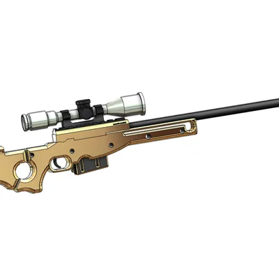 Mô hình súng bắn tỉa AWP (Counter-Strike 2) cực chất để in 3D
