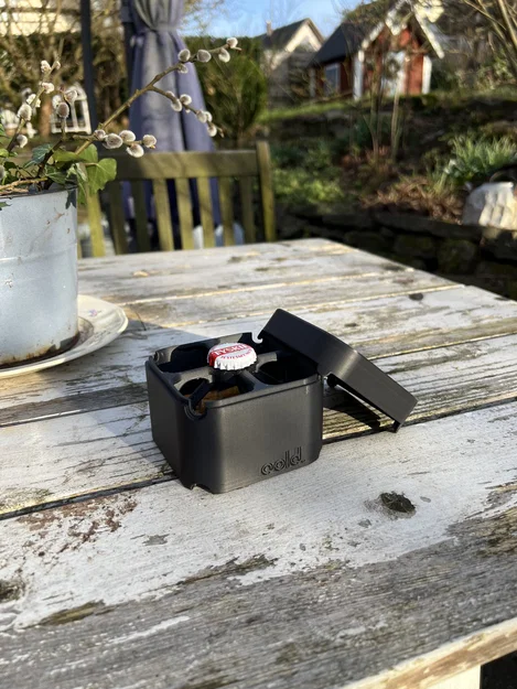 Gạt tàn thuốc có nắp đậy - Image 1