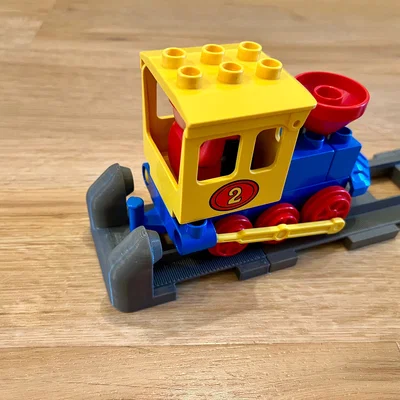 Đường ray cụt cho đường ray tàu Lego Duplo