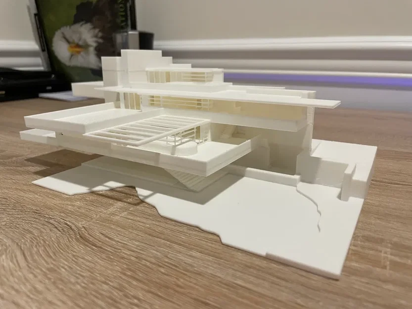 Mô hình Frank Lloyd Wright's Fallingwater - Image 2