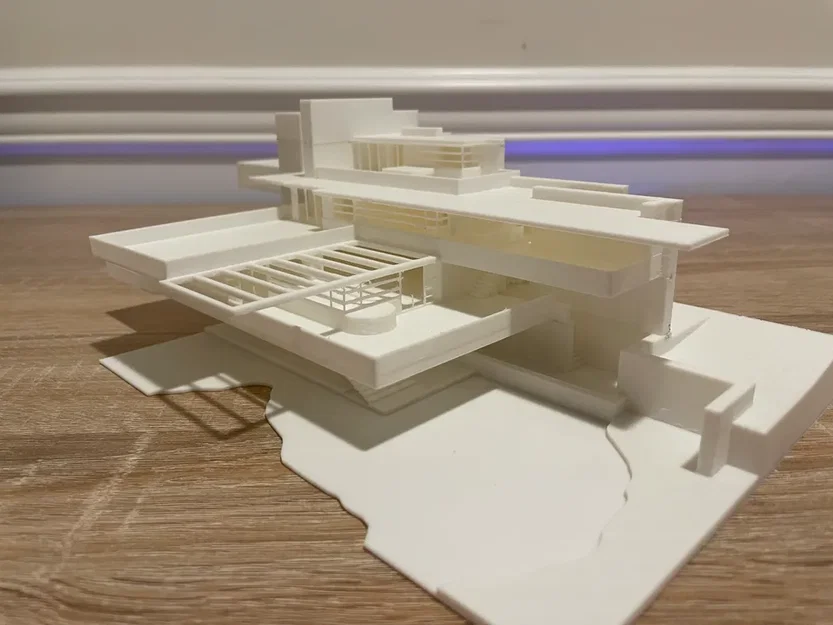 Mô hình Frank Lloyd Wright's Fallingwater - Image 3