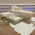 Mô hình Frank Lloyd Wright's Fallingwater - Thumbnail 3