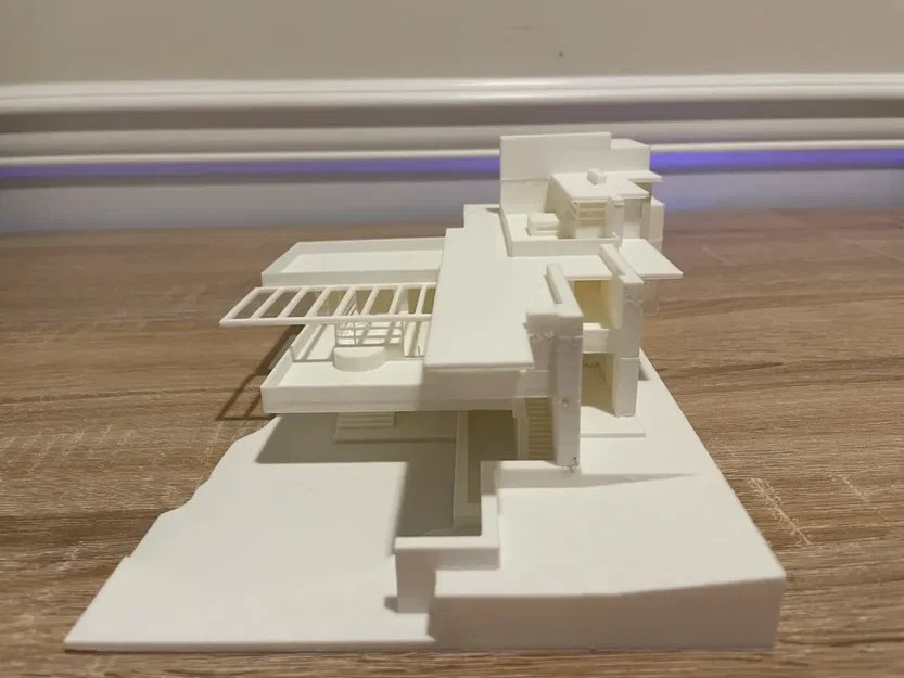 Mô hình Frank Lloyd Wright's Fallingwater - Image 4