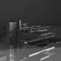 Mô hình Frank Lloyd Wright's Fallingwater - Thumbnail 6